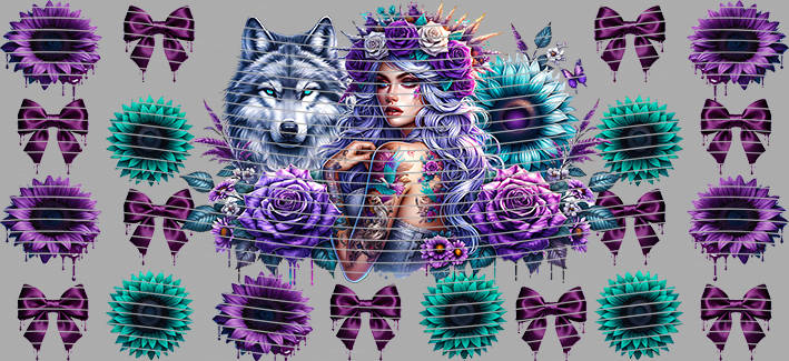 16oz Sunflower Girl-SU-514